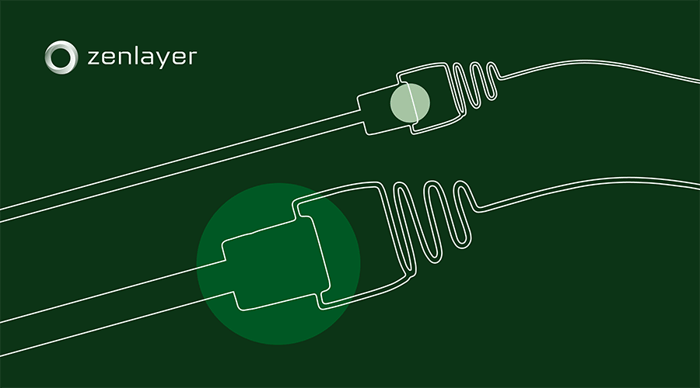 Networking cables interconnect, illustration